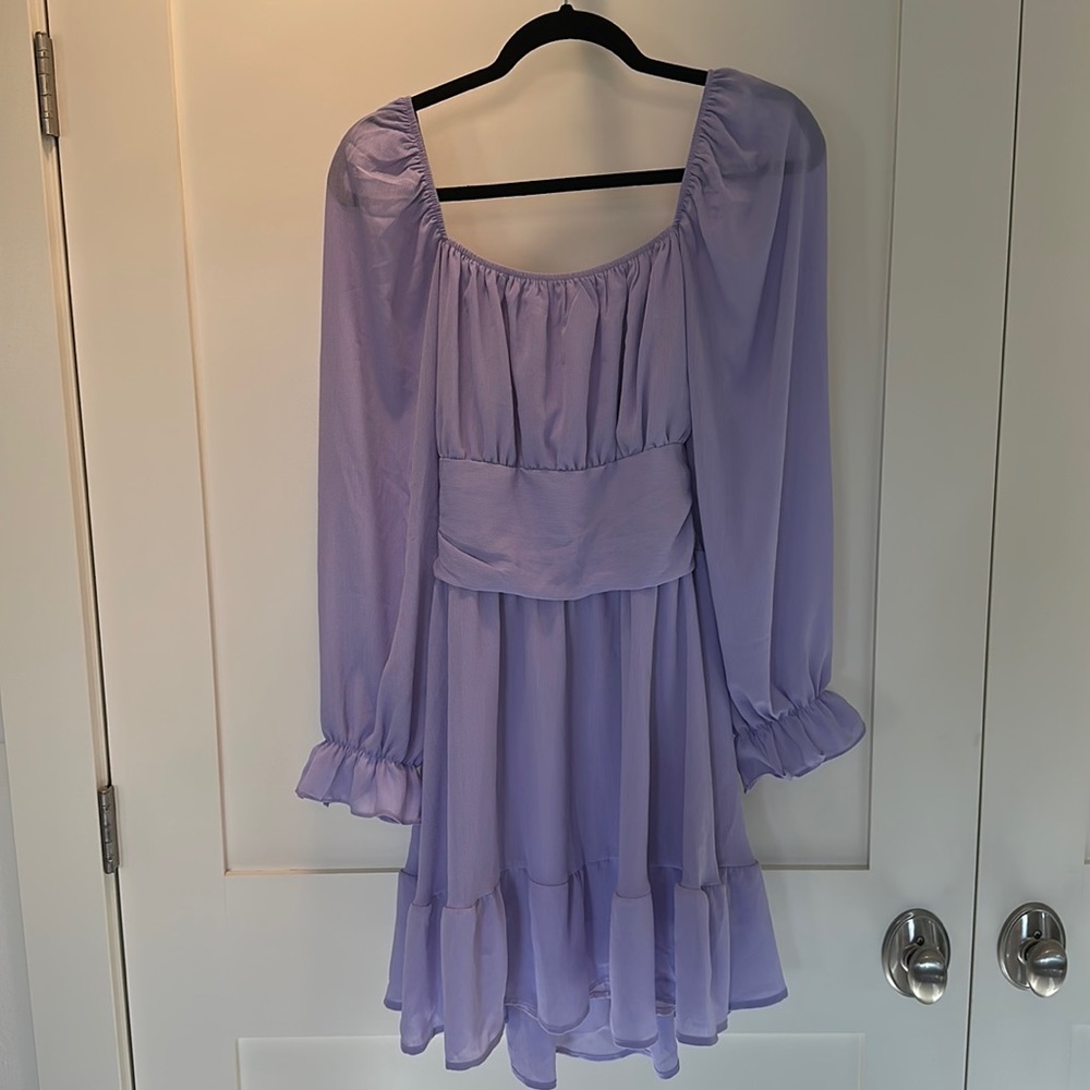 Purple dress